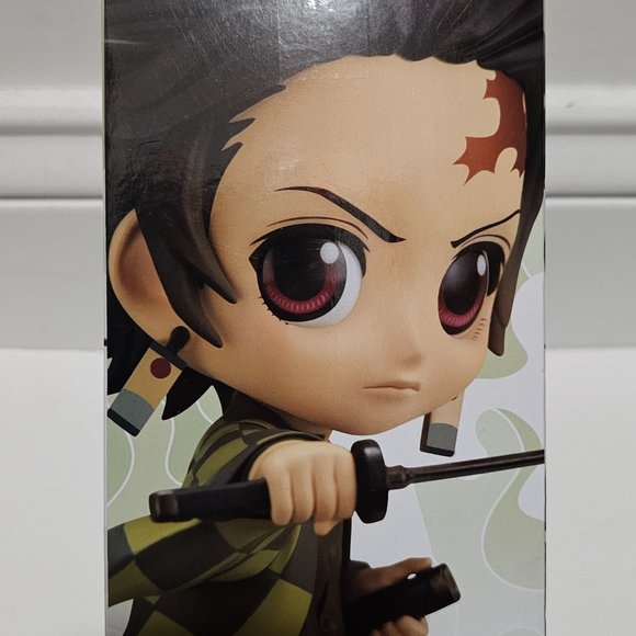 NEW Ban Dai Qposket Demon Slayer TANJIRO KAMADO 3" Statue Figure - Picture 2 of 6